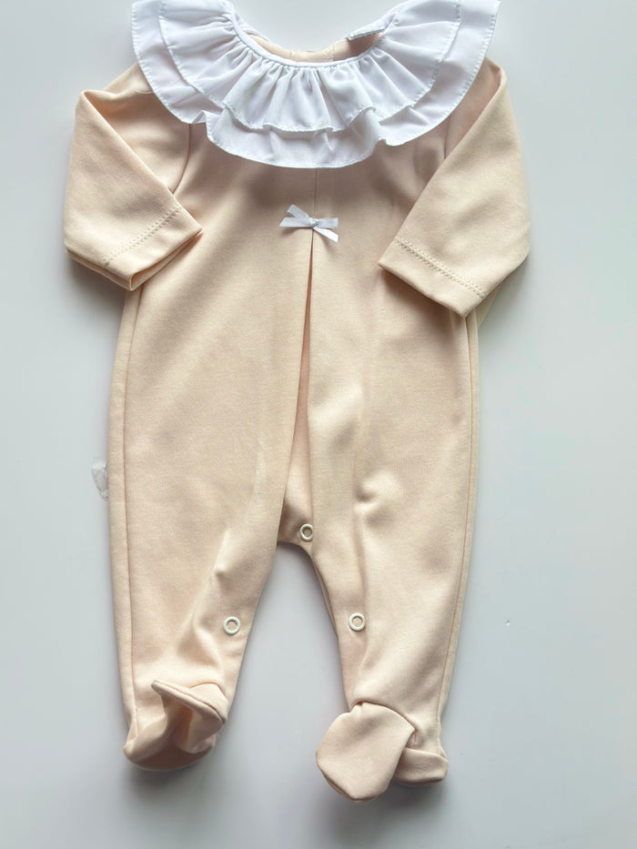 MIA BELLA Peach Girls Babygrow