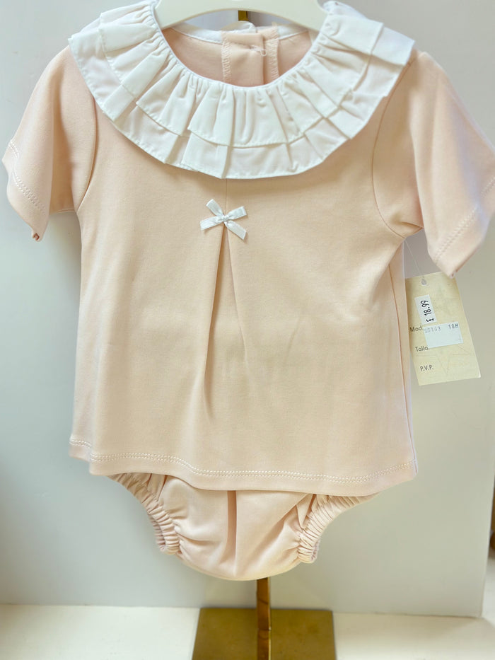 Mia Bella Peach Jam Pants Set