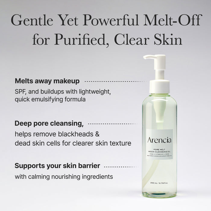 Arencia Pore Melt Mochi Cleansing Oil 200ml