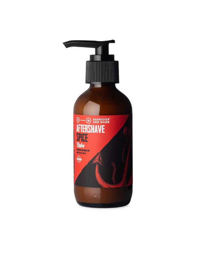 Barrister and Mann Spice After Shave Balm bottle for personal care