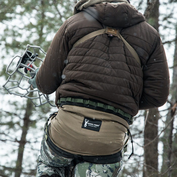 'Challenger' Hunting Saddle In Use from below/behind