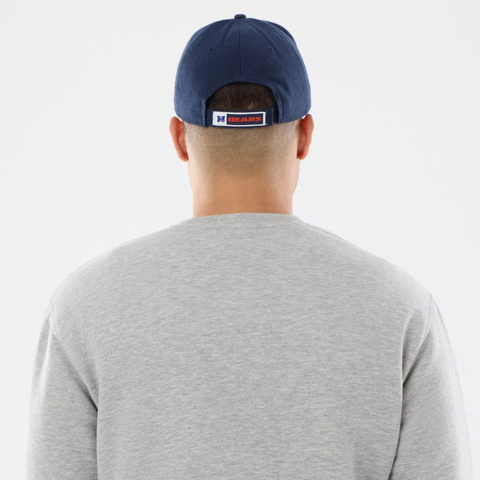 The model is wearing this NFL Training 2026 Chicago Bears Crew Neck Sweater in grey. 7