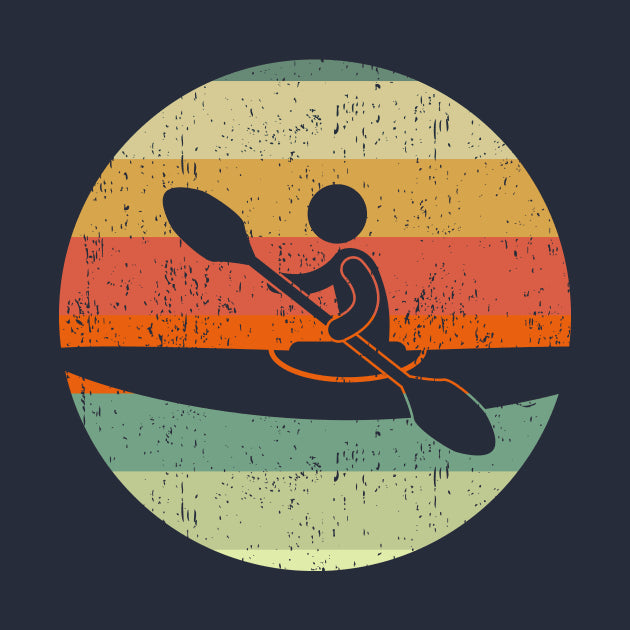 Cool Kayaking Sunset Hoodie