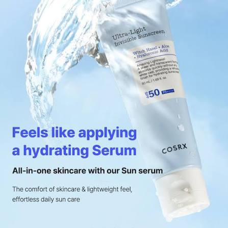 Cosrx Ultra Light Invisible Sunscreen SPF50+ 50ml