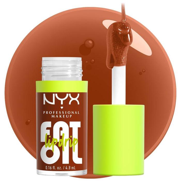 Fat Oil Lip Drip, Moisturizing, Shiny and Vegan Tinted Lip Gloss - Scrollin'