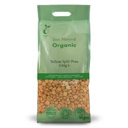 Just Natural Organic Org Yellow Split Peas 500g