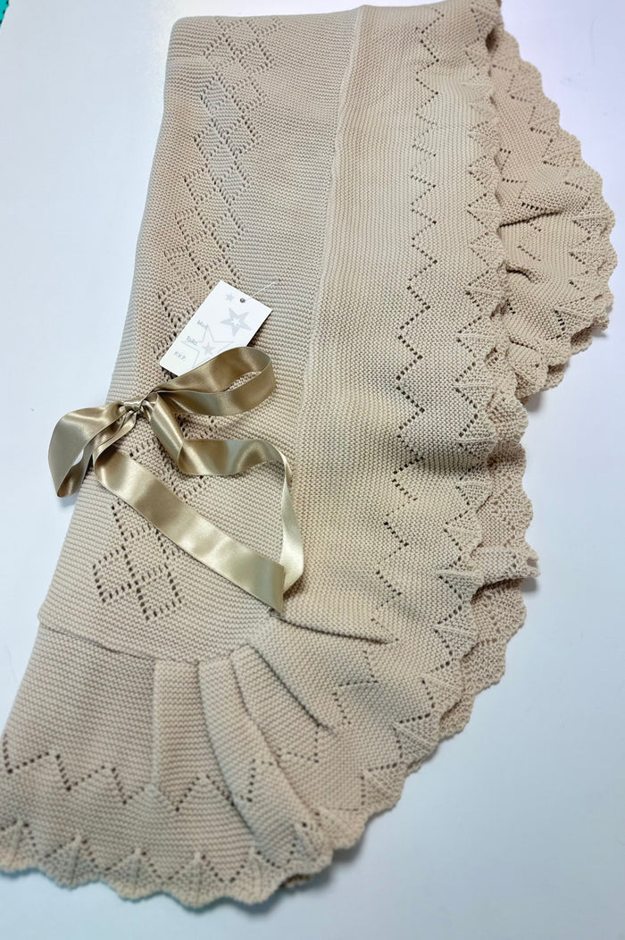 Luxury Baby Shawl Camel 2660