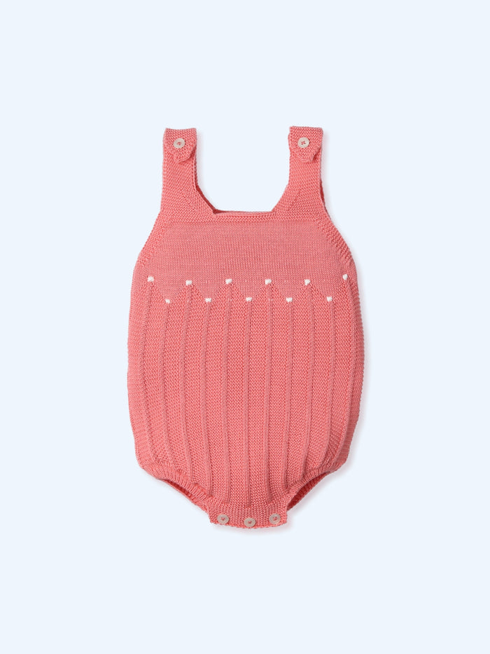 Mac Ilusion Coral Knitted Romper