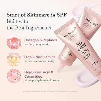 Medicube Collagen Glow Sunscreen SPF50 50ml (RENEWED)