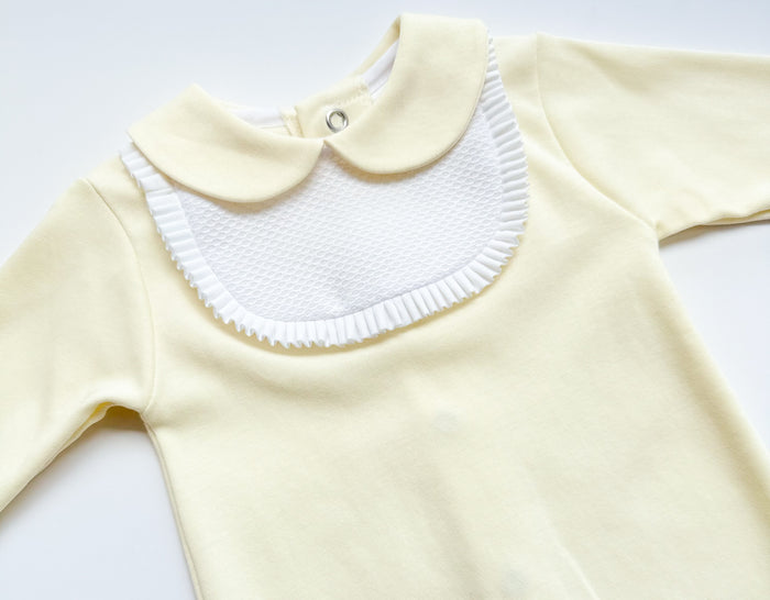 MIA BELLA Lemon Cotton BabyGrow
