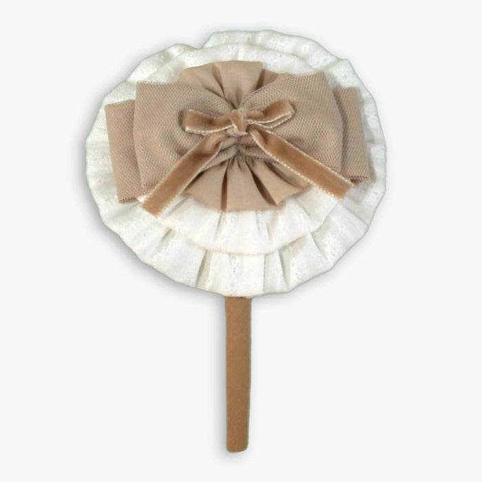 Miranda Beige Headband