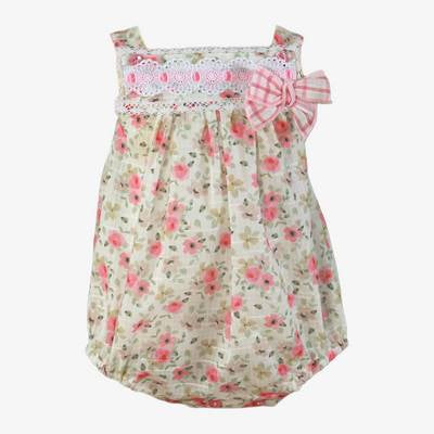 Miranda Floral Pink Romper