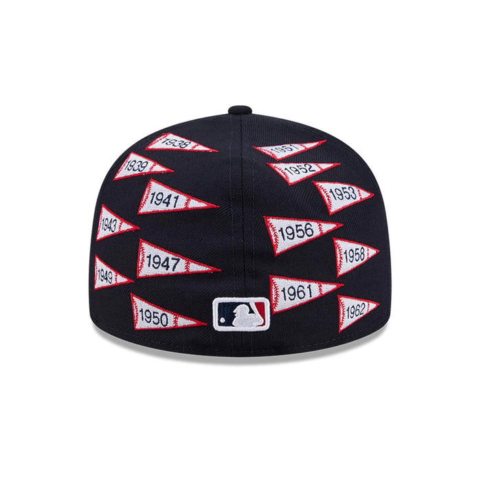 Pictured is this MLB X Spike Lee Flags New York Yankees 59FIFTY Fitted cap in navy. 7