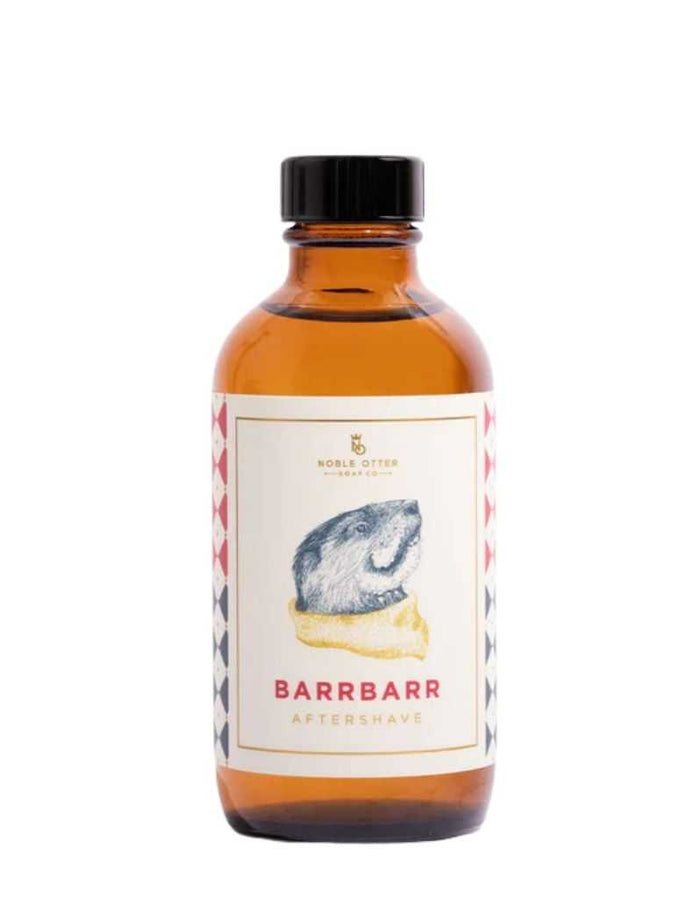 Noble Otter Barrbarr Aftershave Splash bottle for men's grooming
