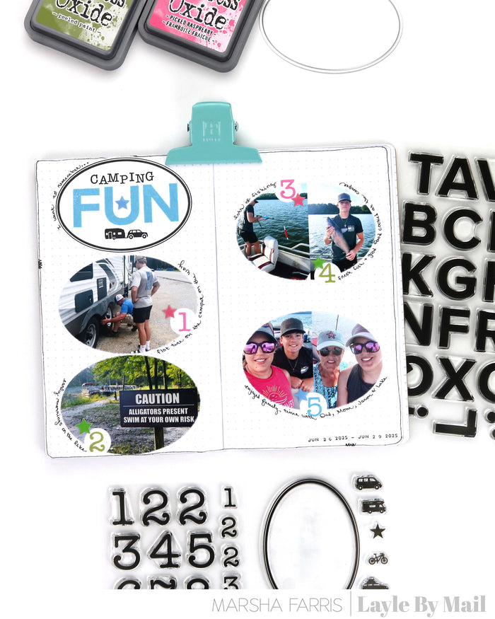 Poe Alpha Large Lower Case & Numbers Stamps Bundle
