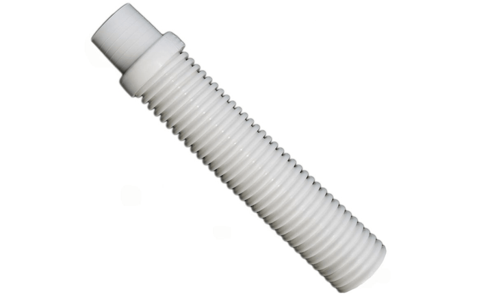 PoolStyle PS481 48" White Universal Suction Cleaner Hose - AquaDoc