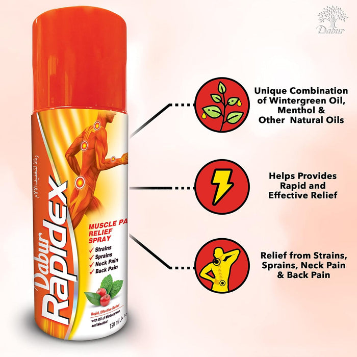 Rapidex Muscle Pain Relief Spray 150ml