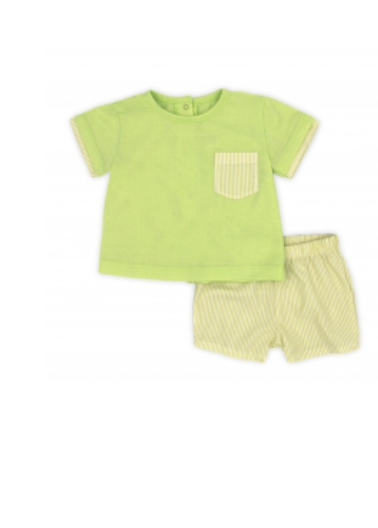 Rapife Baby Boys Lime Shorts Set