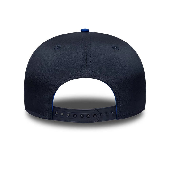 Pictured is this Replica Max Verstappen Red Bull Racing 9SEVENTY Stretch Snap Adjustable cap in dark blue. 4