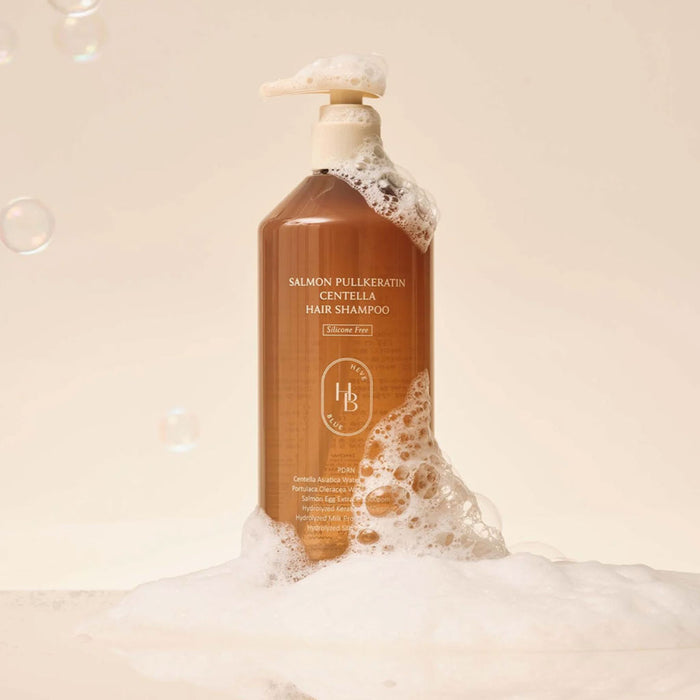 Heveblue Salmon Pullkeratin Centella Hair Shampoo Nudie Glow Australia