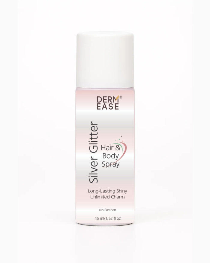 SILVER GLITTER HAIR & BODY SPRAY 45 ml