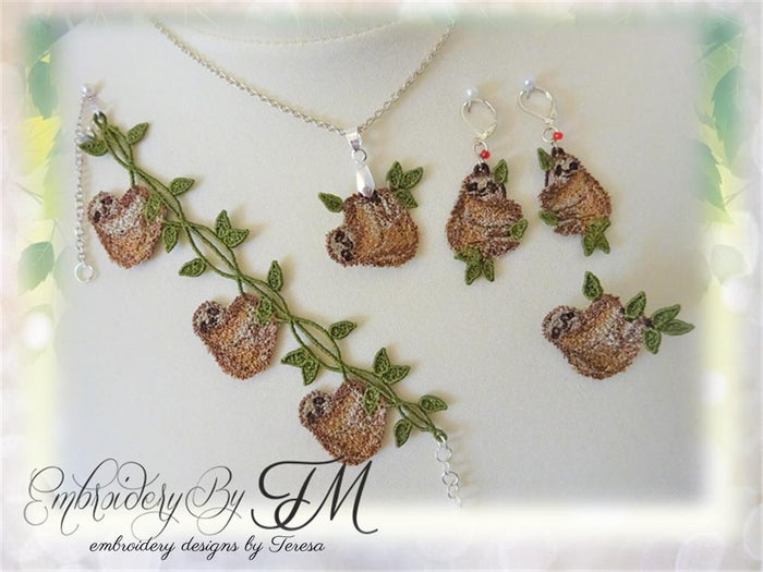 Sloth jewelry FSL