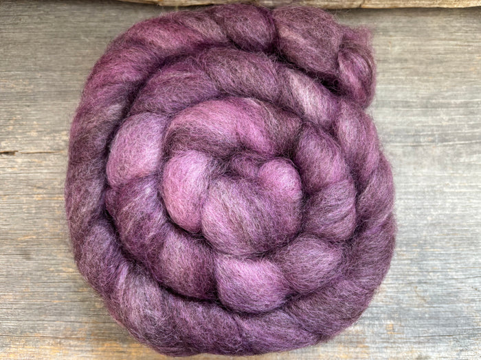 Stacey's Spinning Haven - Maine Romney Wool/ Seacell Roving - Hand Dyed
