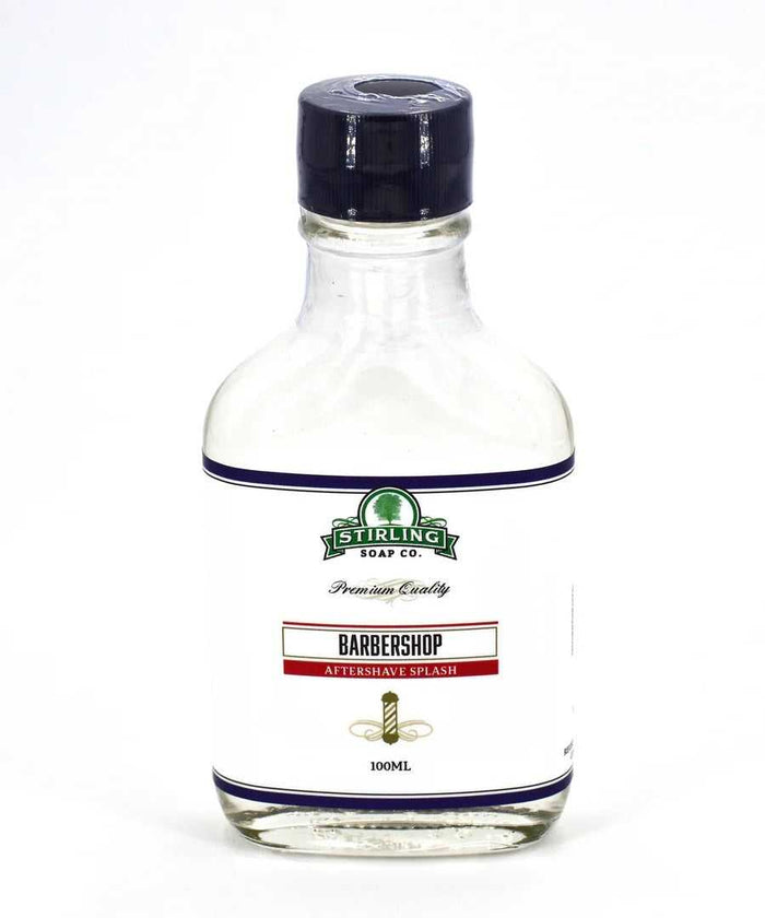 Stirling Soap Co. Barbershop Aftershave Splash bottle