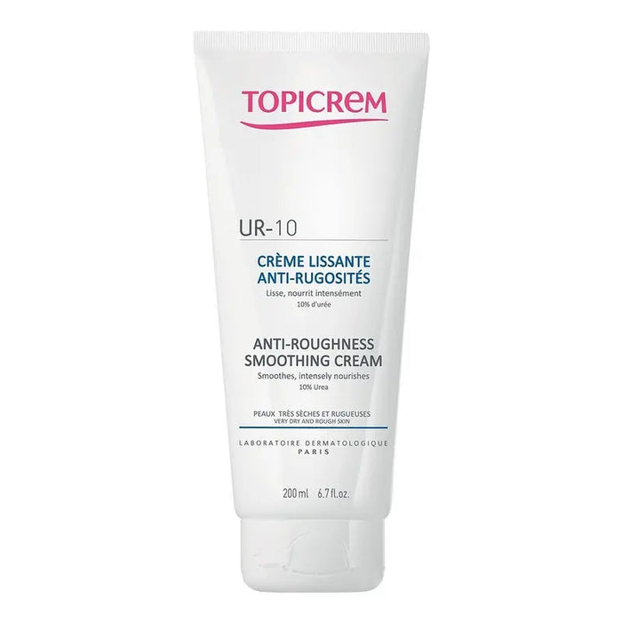 Topicrem UR-10 Anti-Roughness Smoothing Cream For Very Dry And Rough Skin 200ml Topicrem