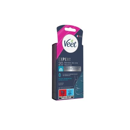 Veet Cold Wax Strips Expert Face For Effective Hair Removal
