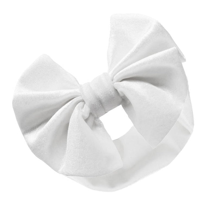 White Velour Headband
