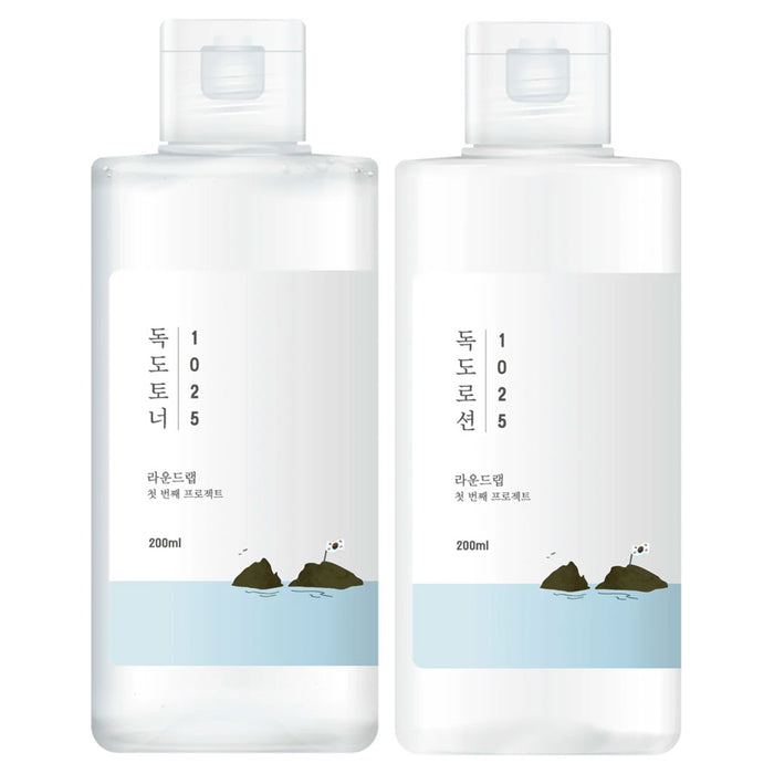 Round Lab 1025 Dokdo Toner + Lotion Special Set Nudie Glow Australia