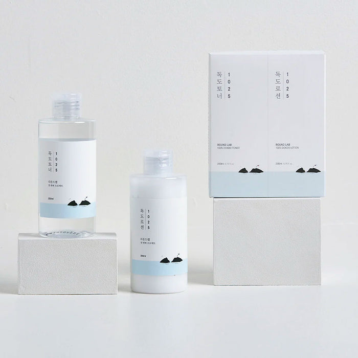 Round Lab 1025 Dokdo Toner + Lotion Special Set Nudie Glow Australia