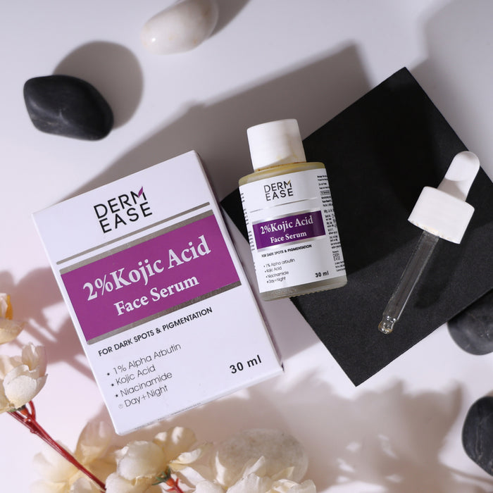 2% Kojic Face Serum Application