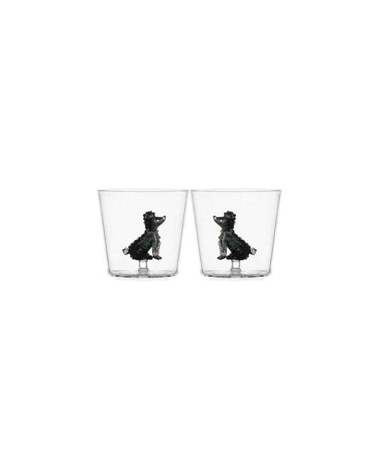 2 PIECES TUMBLER POODLE
