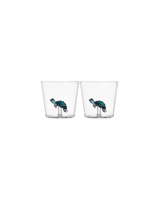 2 PIECES TUMBLER TURTLE