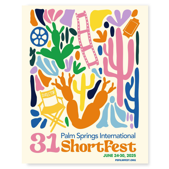 2025 Palm Springs International Shortfest Film Festival Poster - Destination PSP
