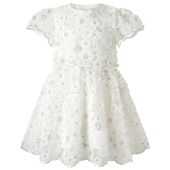 3D Scalloped Sequin Dress - The Well Appointed House