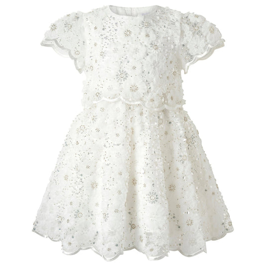 3D Scalloped Sequin Dress - The Well Appointed House