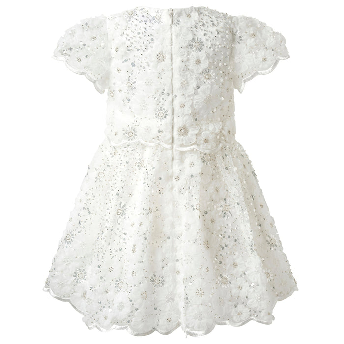 3D Scalloped Sequin Dress - The Well Appointed House
