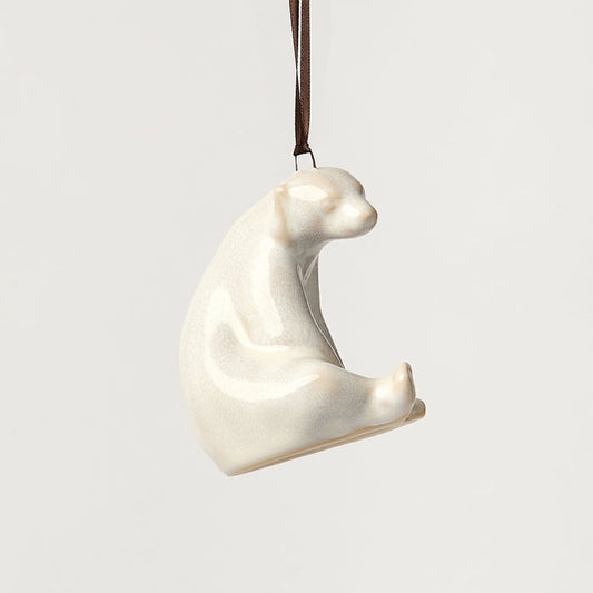 Abel Bear Ornament, Polar