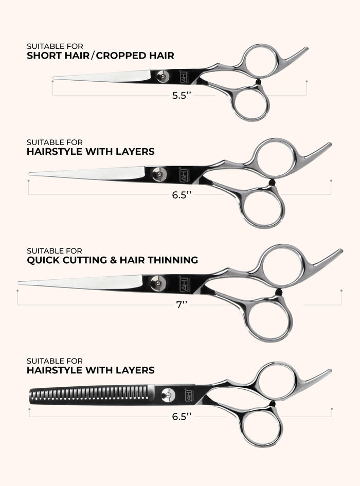 Absolute Hot Precision Hair Shears - HSSS04 7"