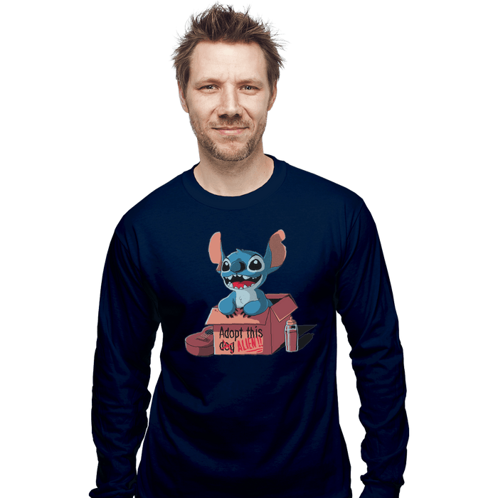Long Sleeve Shirts, Unisex / Small / Navy