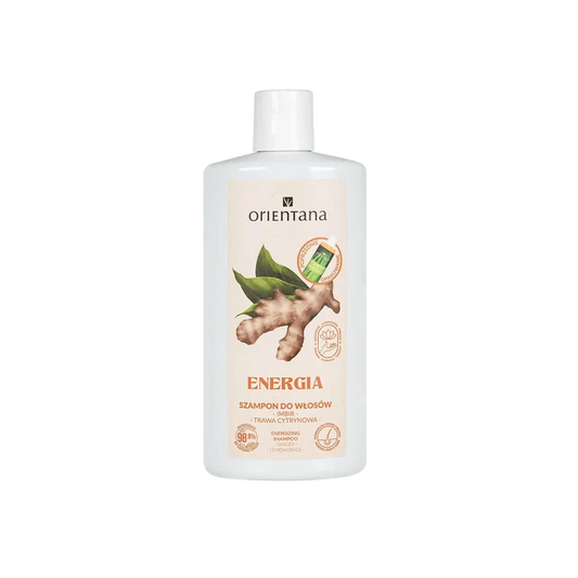 Ajurwedyjski szampon do włosów IMBIR i TRAWA CYTRYNOWA 210 ml - Orientana