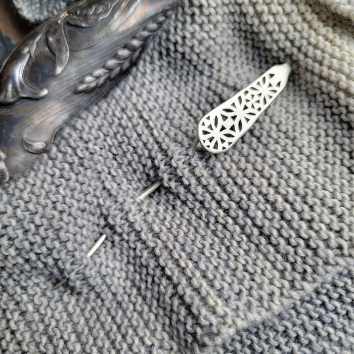 Ancient Geometry Shawl Stick