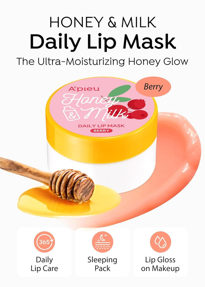 A'pieu Honey & Milk Daily Lip Mask Berry