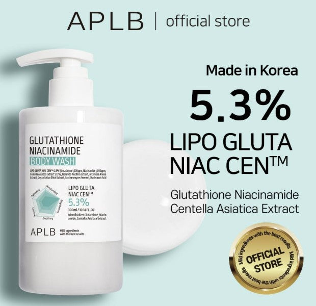 APLB Glutathione Niacinamide Body Wash 10.14 fl. oz. / 300ml