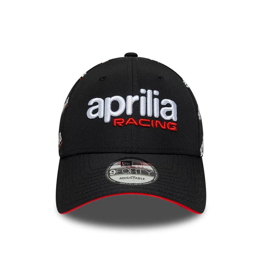 Pictured is this Aprilia All Over Print 9FORTY cap in black. 2