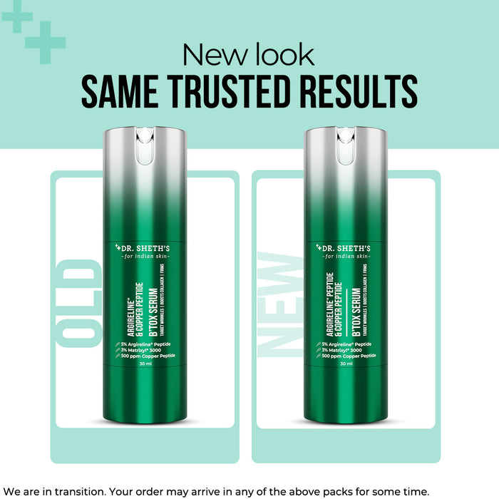 Argireline® Peptide & Copper Peptide B'tox Serum - 30ml