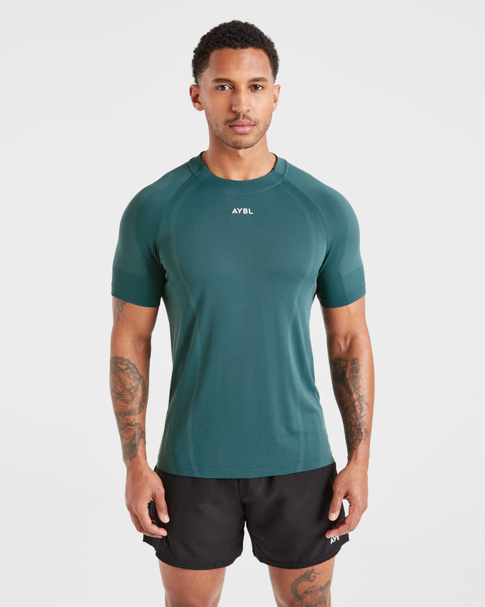 Attain Seamless T Shirt - Pine Forest